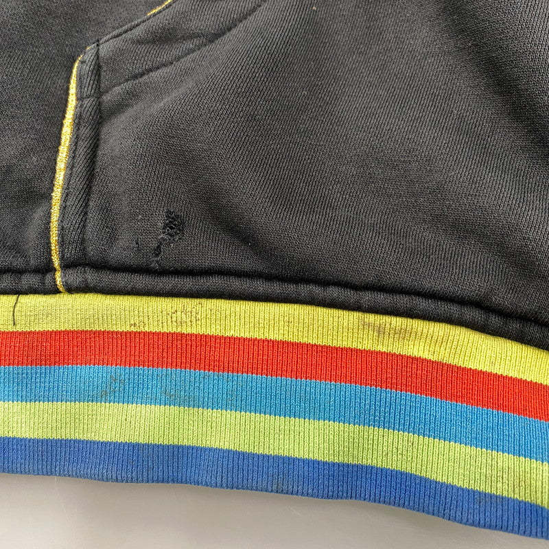 【中古品】【メンズ】 COOGI クージー 刺繍 SWORD FULL ZIP HOODIE ソード フル ジップ フーディー トップス 長袖 146-260518-cs-14-izu サイズ：4XL カラー：ブラック 万代Net店