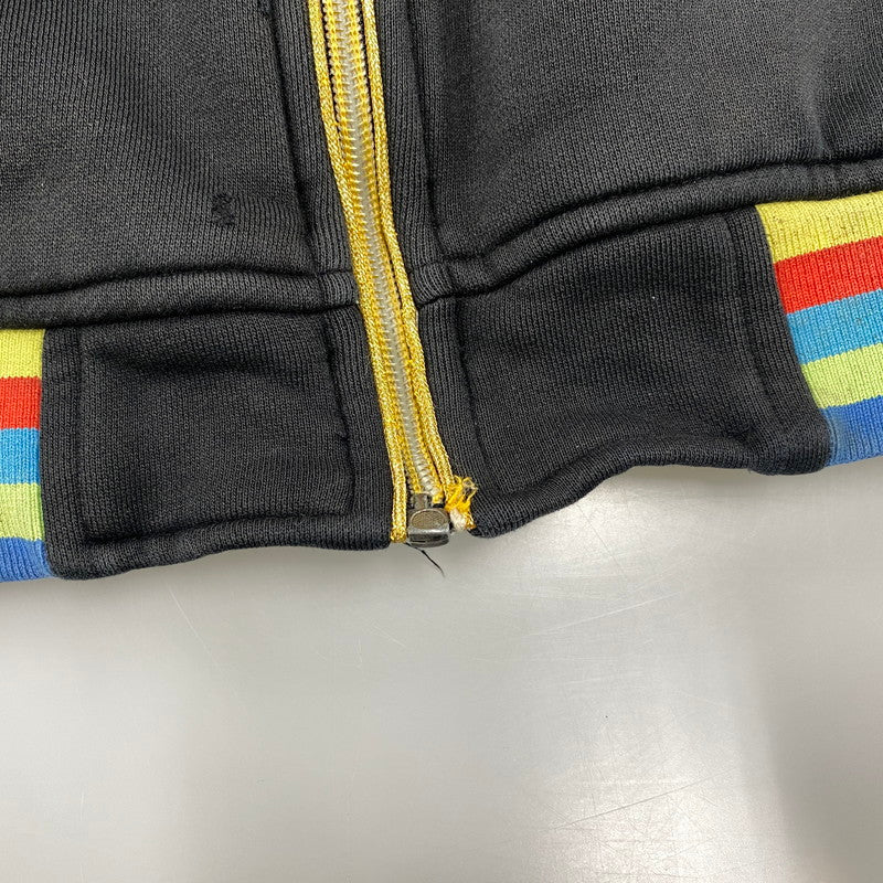 【中古品】【メンズ】 COOGI クージー 刺繍 SWORD FULL ZIP HOODIE ソード フル ジップ フーディー トップス 長袖 146-260518-cs-14-izu サイズ：4XL カラー：ブラック 万代Net店