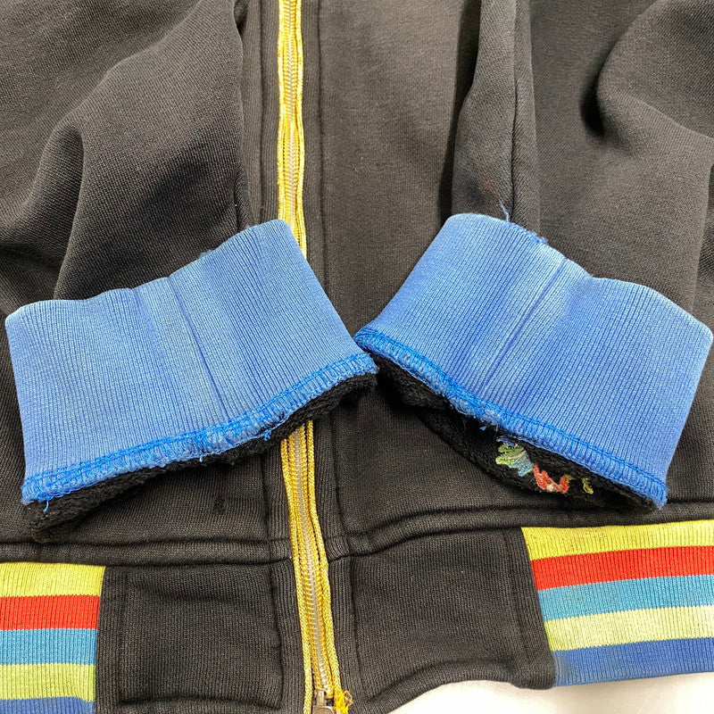 【中古品】【メンズ】 COOGI クージー 刺繍 SWORD FULL ZIP HOODIE ソード フル ジップ フーディー トップス 長袖 146-260518-cs-14-izu サイズ：4XL カラー：ブラック 万代Net店
