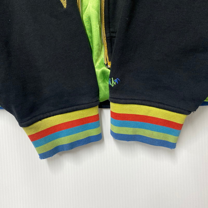 【中古品】【メンズ】 COOGI クージー 刺繍 SWORD FULL ZIP HOODIE ソード フル ジップ フーディー トップス 長袖 146-260518-cs-14-izu サイズ：4XL カラー：ブラック 万代Net店