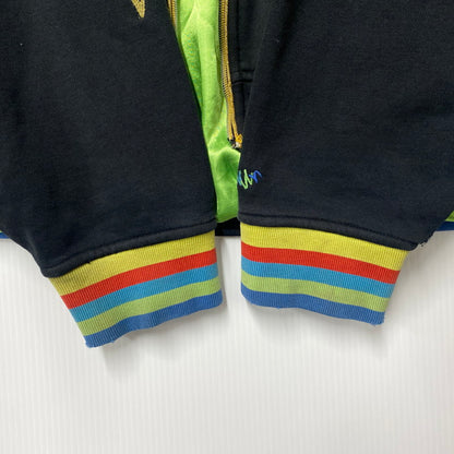 【中古品】【メンズ】 COOGI クージー 刺繍 SWORD FULL ZIP HOODIE ソード フル ジップ フーディー トップス 長袖 146-260518-cs-14-izu サイズ：4XL カラー：ブラック 万代Net店
