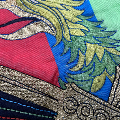 【中古品】【メンズ】 COOGI クージー 刺繍 SWORD FULL ZIP HOODIE ソード フル ジップ フーディー トップス 長袖 146-260518-cs-14-izu サイズ：4XL カラー：ブラック 万代Net店