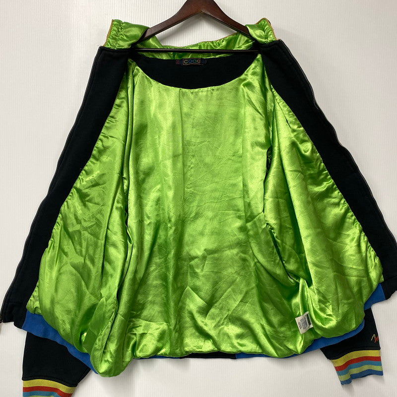 【中古品】【メンズ】 COOGI クージー 刺繍 SWORD FULL ZIP HOODIE ソード フル ジップ フーディー トップス 長袖 146-260518-cs-14-izu サイズ：4XL カラー：ブラック 万代Net店