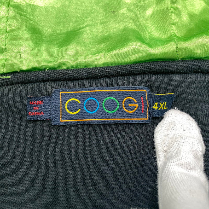 【中古品】【メンズ】 COOGI クージー 刺繍 SWORD FULL ZIP HOODIE ソード フル ジップ フーディー トップス 長袖 146-260518-cs-14-izu サイズ：4XL カラー：ブラック 万代Net店