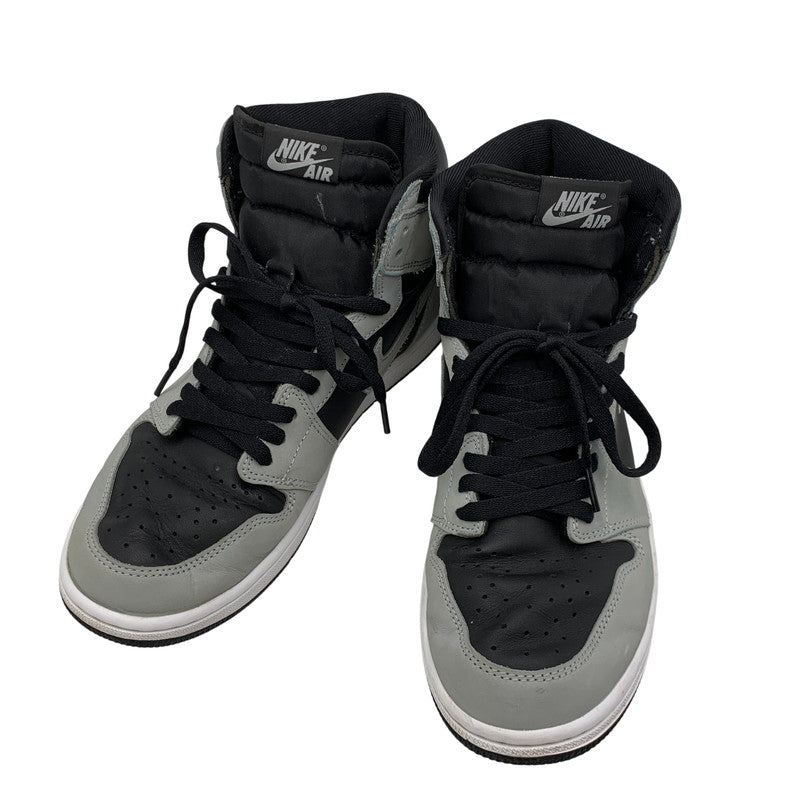 【中古品】【メンズ】 NIKE ナイキ AIR JORDAN 1 RETRO HIGH OG 55508-035 エア ジョーダン 1 レトロ ハイ OG スニーカー シューズ 靴 160-260506-as-01-izu サイズ：28.5cm カラー：BLACK/LIGHT SMOKE GREY-WHITE 万代Net店