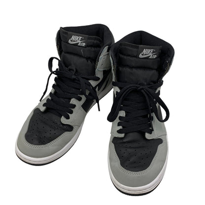 【中古品】【メンズ】 NIKE ナイキ AIR JORDAN 1 RETRO HIGH OG 55508-035 エア ジョーダン 1 レトロ ハイ OG スニーカー シューズ 靴 160-260506-as-01-izu サイズ：28.5cm カラー：BLACK/LIGHT SMOKE GREY-WHITE 万代Net店