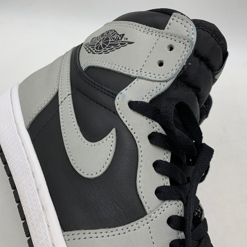 【中古品】【メンズ】 NIKE ナイキ AIR JORDAN 1 RETRO HIGH OG 55508-035 エア ジョーダン 1 レトロ ハイ OG スニーカー シューズ 靴 160-260506-as-01-izu サイズ：28.5cm カラー：BLACK/LIGHT SMOKE GREY-WHITE 万代Net店
