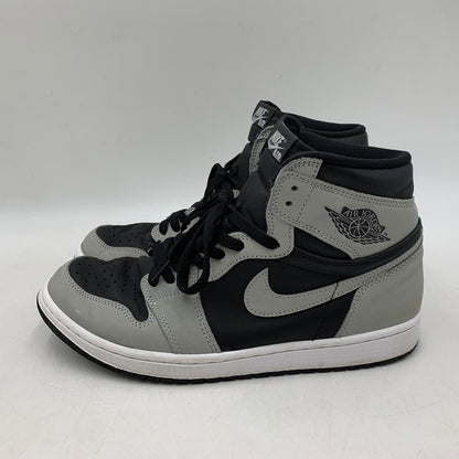 【中古品】【メンズ】 NIKE ナイキ AIR JORDAN 1 RETRO HIGH OG 55508-035 エア ジョーダン 1 レトロ ハイ OG スニーカー シューズ 靴 160-260506-as-01-izu サイズ：28.5cm カラー：BLACK/LIGHT SMOKE GREY-WHITE 万代Net店