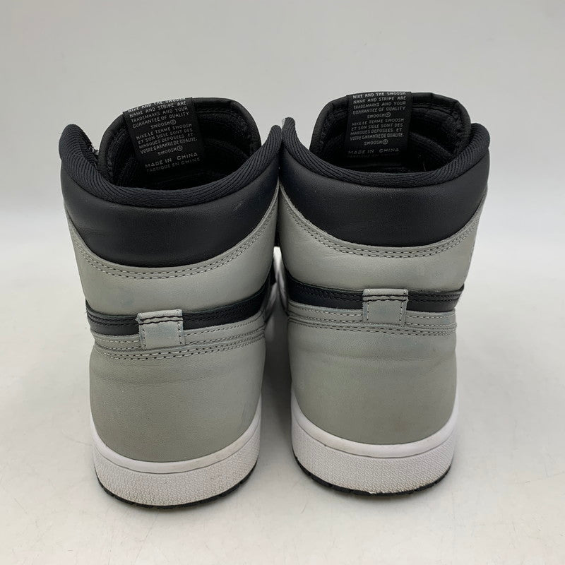 【中古品】【メンズ】 NIKE ナイキ AIR JORDAN 1 RETRO HIGH OG 55508-035 エア ジョーダン 1 レトロ ハイ OG スニーカー シューズ 靴 160-260506-as-01-izu サイズ：28.5cm カラー：BLACK/LIGHT SMOKE GREY-WHITE 万代Net店