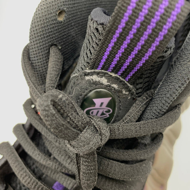 【現状渡し品】【メンズ】 NIKE ナイキ AIR FOAMPOSITE ONE 314996-008 エア フォームポジット ワン スニーカー シューズ 靴 160-260506-as-02-izu サイズ：27cm カラー：BLACK/VARSITY PURPLE 万代Net店