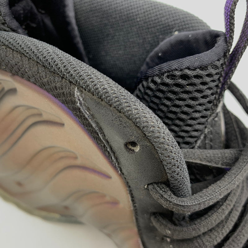 【現状渡し品】【メンズ】 NIKE ナイキ AIR FOAMPOSITE ONE 314996-008 エア フォームポジット ワン スニーカー シューズ 靴 160-260506-as-02-izu サイズ：27cm カラー：BLACK/VARSITY PURPLE 万代Net店