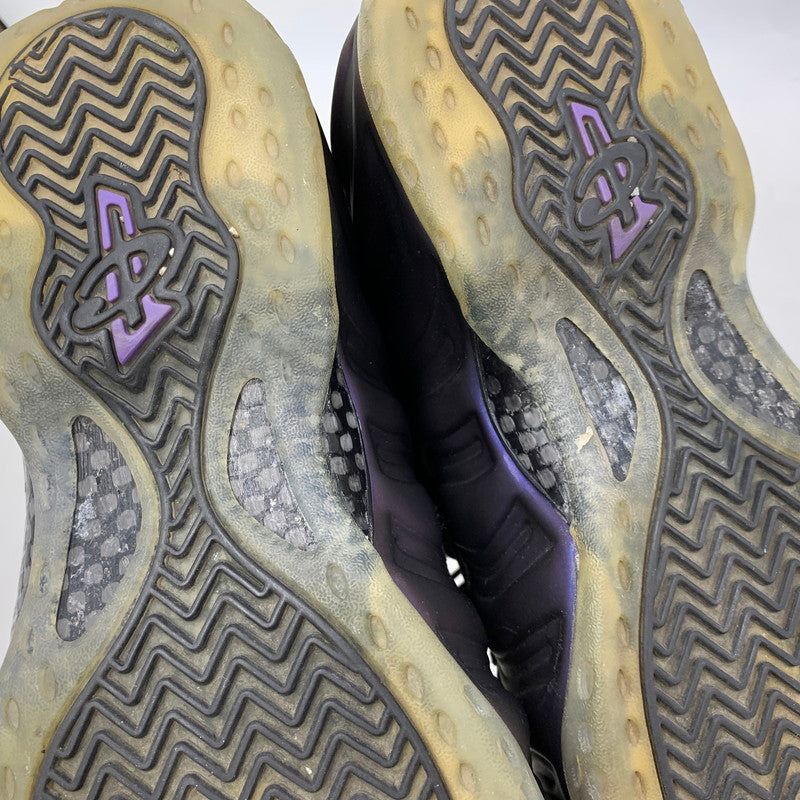【現状渡し品】【メンズ】 NIKE ナイキ AIR FOAMPOSITE ONE 314996-008 エア フォームポジット ワン スニーカー シューズ 靴 160-260506-as-02-izu サイズ：27cm カラー：BLACK/VARSITY PURPLE 万代Net店