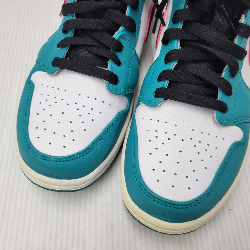 【中古品】【メンズ】 NIKE ナイキ AIR JORDAN 1 MID SE 852542-306 エアジョーダン1 ミッド SE スニーカー シューズ 靴 160-260506-as-09-izu サイズ：28cm カラー：TURBO GREEN/BLACK-HYPER PINK 万代Net店