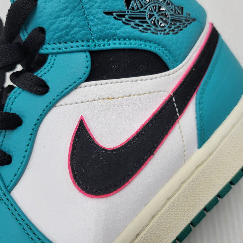 【中古品】【メンズ】 NIKE ナイキ AIR JORDAN 1 MID SE 852542-306 エアジョーダン1 ミッド SE スニーカー シューズ 靴 160-260506-as-09-izu サイズ：28cm カラー：TURBO GREEN/BLACK-HYPER PINK 万代Net店