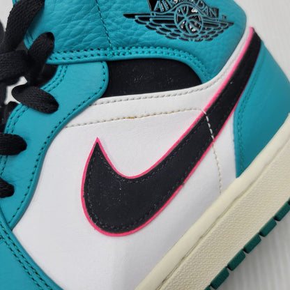 【中古品】【メンズ】 NIKE ナイキ AIR JORDAN 1 MID SE 852542-306 エアジョーダン1 ミッド SE スニーカー シューズ 靴 160-260506-as-09-izu サイズ：28cm カラー：TURBO GREEN/BLACK-HYPER PINK 万代Net店