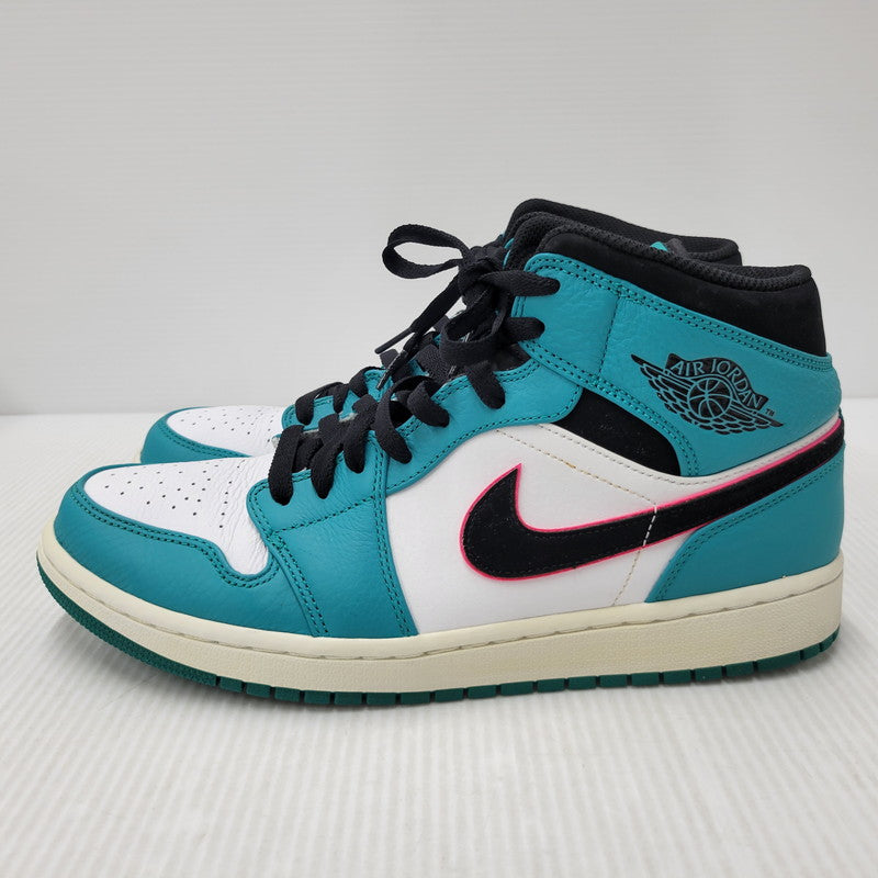 【中古品】【メンズ】 NIKE ナイキ AIR JORDAN 1 MID SE 852542-306 エアジョーダン1 ミッド SE スニーカー シューズ 靴 160-260506-as-09-izu サイズ：28cm カラー：TURBO GREEN/BLACK-HYPER PINK 万代Net店