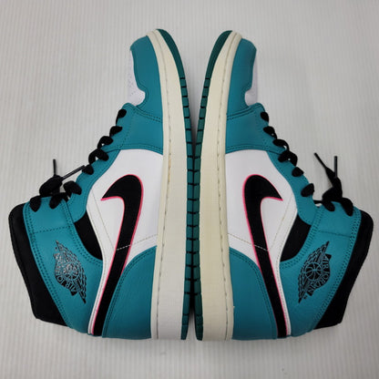 【中古品】【メンズ】 NIKE ナイキ AIR JORDAN 1 MID SE 852542-306 エアジョーダン1 ミッド SE スニーカー シューズ 靴 160-260506-as-09-izu サイズ：28cm カラー：TURBO GREEN/BLACK-HYPER PINK 万代Net店