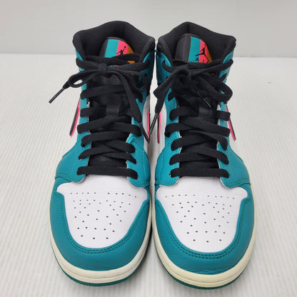 【中古品】【メンズ】 NIKE ナイキ AIR JORDAN 1 MID SE 852542-306 エアジョーダン1 ミッド SE スニーカー シューズ 靴 160-260506-as-09-izu サイズ：28cm カラー：TURBO GREEN/BLACK-HYPER PINK 万代Net店