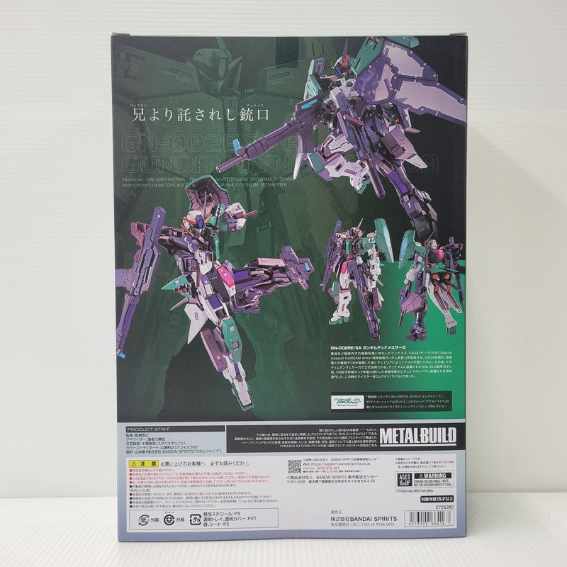 【中古美品】 METAL BUILD ガンダムデュナメスサーガ 056-260726-kk-06-izuh 万代Net店