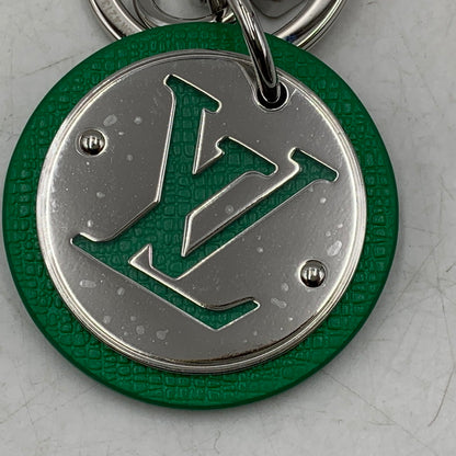 【中古品】【メンズ/レディース】 LOUIS VUITTON ルイ・ヴィトン M01746 RM4213 LV CIRCLE BAG CHARM & KEY HOLDER VERT サークル バッグ チャーム キーホルダー 服飾雑貨 179-260506-cs-04-izu カラー：シルバー×グリーン 万代Net店