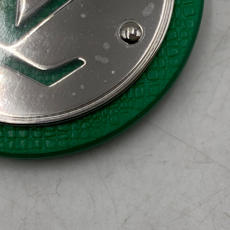 【中古品】【メンズ/レディース】 LOUIS VUITTON ルイ・ヴィトン M01746 RM4213 LV CIRCLE BAG CHARM & KEY HOLDER VERT サークル バッグ チャーム キーホルダー 服飾雑貨 179-260506-cs-04-izu カラー：シルバー×グリーン 万代Net店
