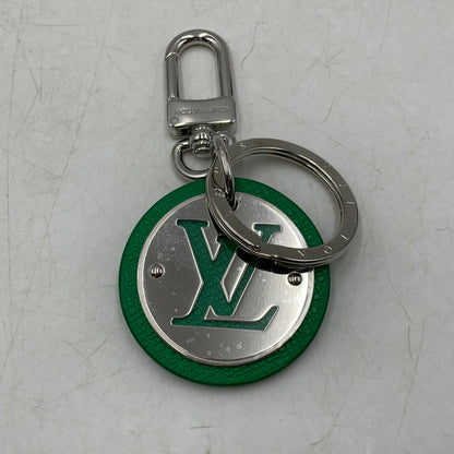 【中古品】【メンズ/レディース】 LOUIS VUITTON ルイ・ヴィトン M01746 RM4213 LV CIRCLE BAG CHARM & KEY HOLDER VERT サークル バッグ チャーム キーホルダー 服飾雑貨 179-260506-cs-04-izu カラー：シルバー×グリーン 万代Net店