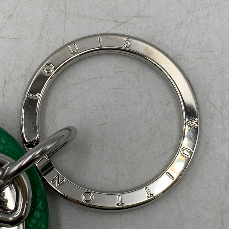 【中古品】【メンズ/レディース】 LOUIS VUITTON ルイ・ヴィトン M01746 RM4213 LV CIRCLE BAG CHARM & KEY HOLDER VERT サークル バッグ チャーム キーホルダー 服飾雑貨 179-260506-cs-04-izu カラー：シルバー×グリーン 万代Net店