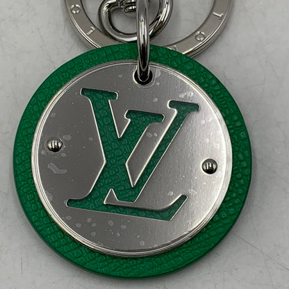 【中古品】【メンズ/レディース】 LOUIS VUITTON ルイ・ヴィトン M01746 RM4213 LV CIRCLE BAG CHARM & KEY HOLDER VERT サークル バッグ チャーム キーホルダー 服飾雑貨 179-260506-cs-04-izu カラー：シルバー×グリーン 万代Net店