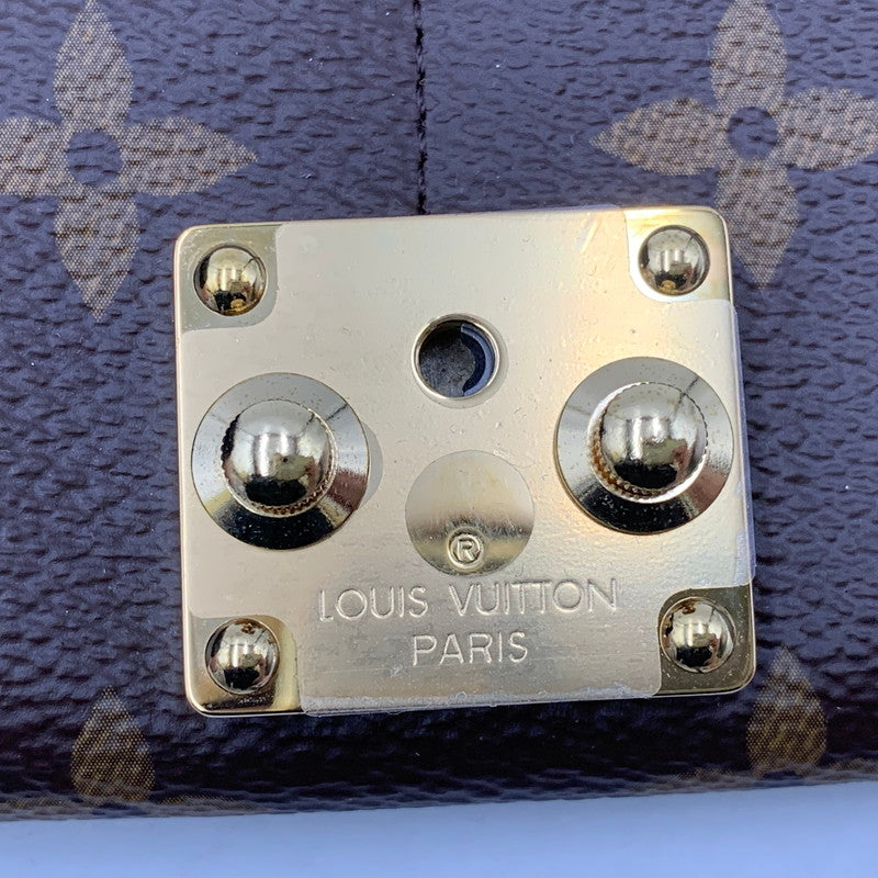 【中古美品】【レディース】 LOUIS VUITTON ルイ・ヴィトン M58414 モノグラム ポルトフォイユ パラス 長財布 財布 179-260506-cs-05-izu カラー：ブラウン×レッド 万代Net店