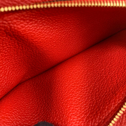【中古美品】【レディース】 LOUIS VUITTON ルイ・ヴィトン M58414 モノグラム ポルトフォイユ パラス 長財布 財布 179-260506-cs-05-izu カラー：ブラウン×レッド 万代Net店