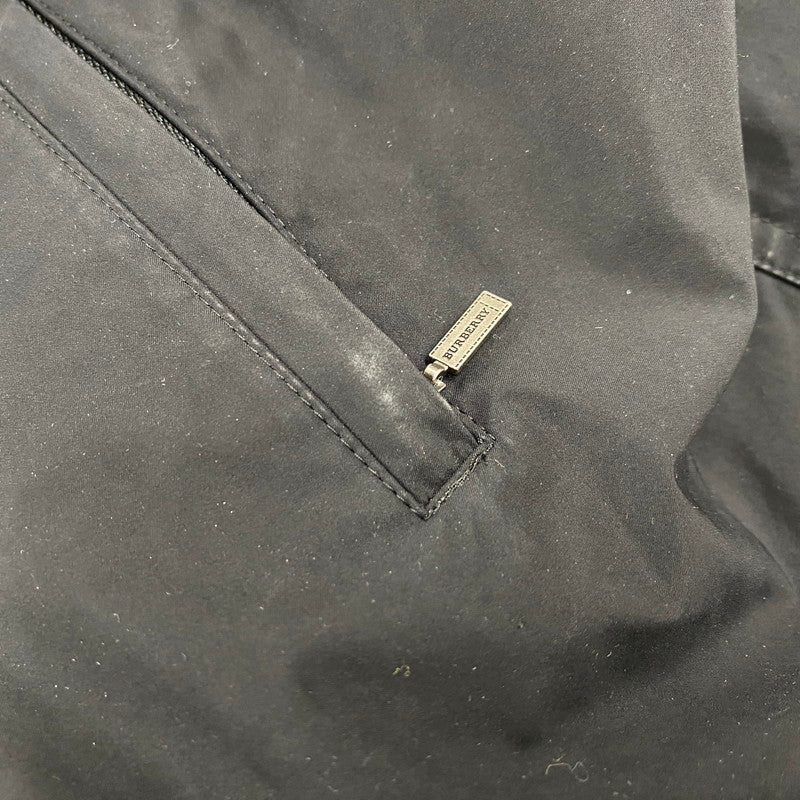 【中古品】【メンズ】 BURBERRY LONDON バーバリーロンドン MEDIUM COAT ミディアムコート ジャケット アウター 141-260506-as-33-izu サイズ：M カラー：ブラック 万代Net店