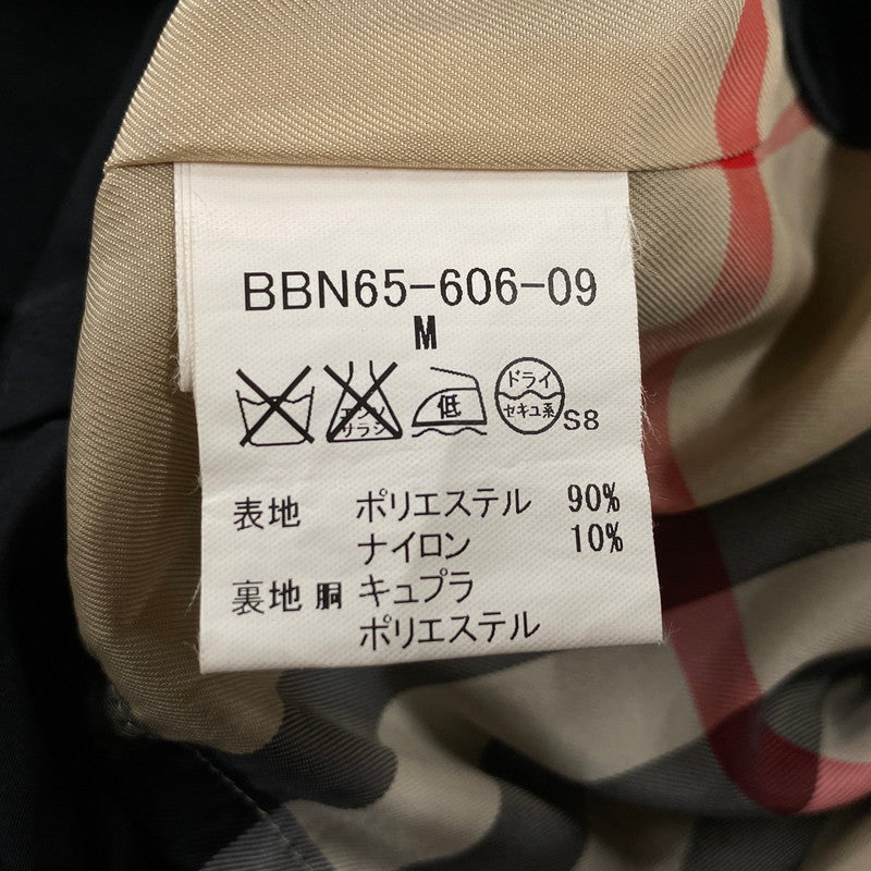 【中古品】【メンズ】 BURBERRY LONDON バーバリーロンドン MEDIUM COAT ミディアムコート ジャケット アウター 141-260506-as-33-izu サイズ：M カラー：ブラック 万代Net店