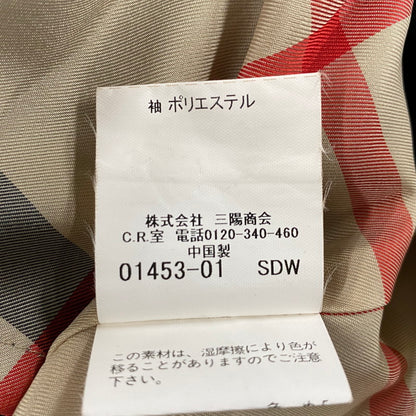【中古品】【メンズ】 BURBERRY LONDON バーバリーロンドン MEDIUM COAT ミディアムコート ジャケット アウター 141-260506-as-33-izu サイズ：M カラー：ブラック 万代Net店
