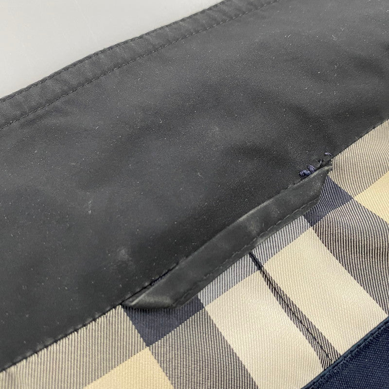 【中古品】【メンズ】 BURBERRY LONDON バーバリーロンドン MEDIUM COAT ミディアムコート ジャケット アウター 141-260506-as-33-izu サイズ：M カラー：ブラック 万代Net店