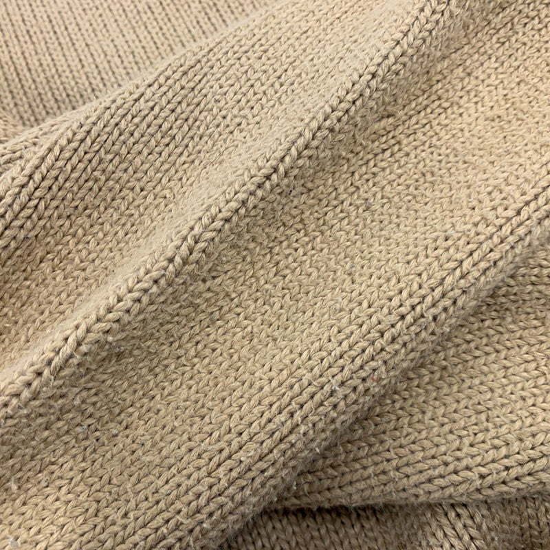 【中古品】【メンズ】 POLO BY RALPH LAUREN ポロバイラルフローレン KR-RL-LM-0160 HALF ZIP COTTON KNIT SWEATER ハーフ ジップ コットン ニット セーター トップス 長袖 146-260517-cs-18-izu サイズ：M カラー：ベージュ 万代Net店
