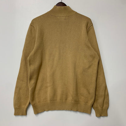【中古品】【メンズ】 POLO BY RALPH LAUREN ポロバイラルフローレン KR-RL-LM-0160 HALF ZIP COTTON KNIT SWEATER ハーフ ジップ コットン ニット セーター トップス 長袖 146-260517-cs-18-izu サイズ：M カラー：ベージュ 万代Net店