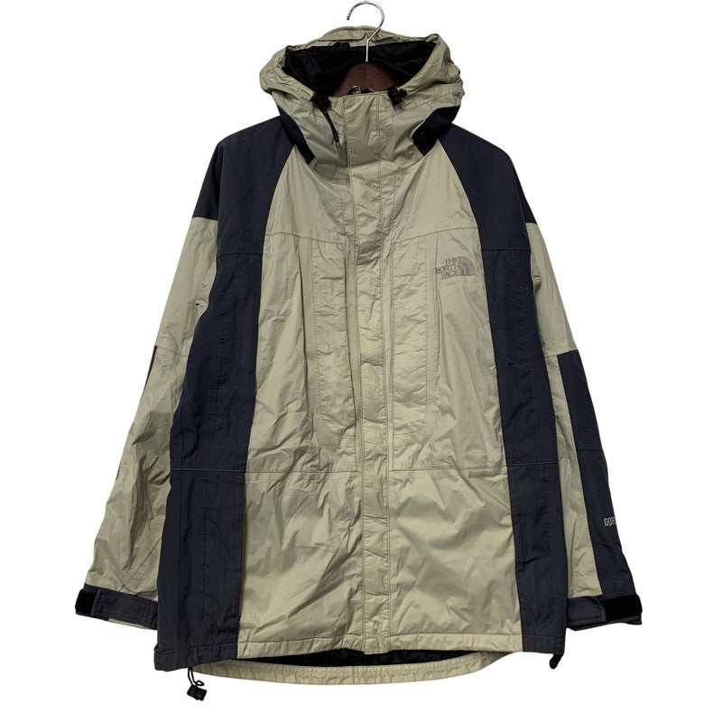 【現状渡し品】【メンズ】 THE NORTH FACE ザ・ノースフェイス 90-00S MOUNTAIN JACKET マウンテン ジャケット アウター 144-260517-cs-17-izu サイズ：L カラー：ベージュ×ネイビー系 万代Net店