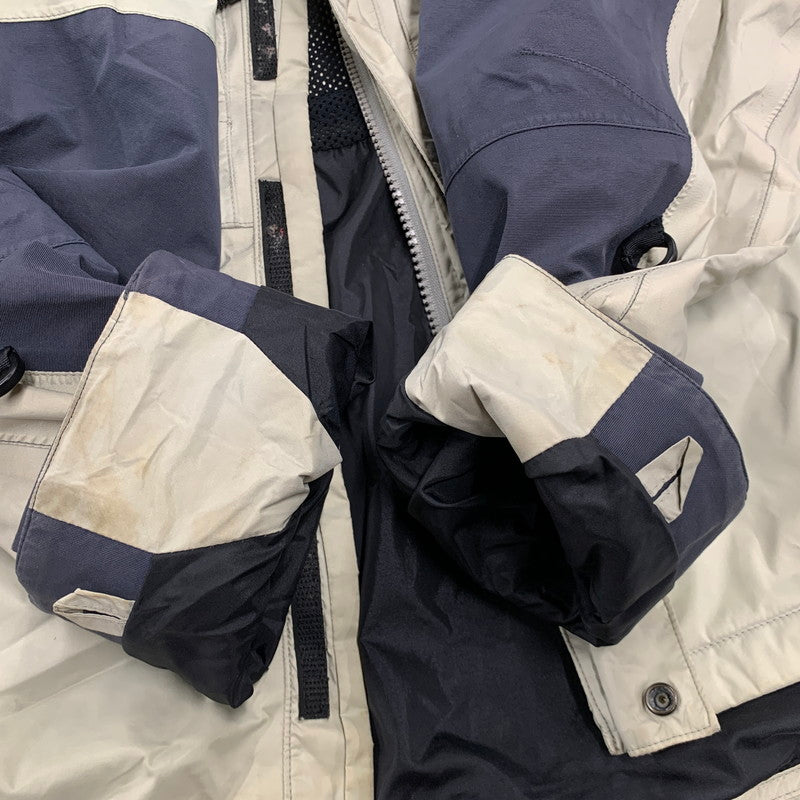 【現状渡し品】【メンズ】 THE NORTH FACE ザ・ノースフェイス 90-00S MOUNTAIN JACKET マウンテン ジャケット アウター 144-260517-cs-17-izu サイズ：L カラー：ベージュ×ネイビー系 万代Net店