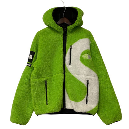 【中古品】【メンズ】 SUPREME×THE NORTH FACE シュプリーム×ザ・ノースフェイス NT62004I S LOGO HOODED FLEECE JACKET エス ロゴ フーデッド フリース ジャケット アウター 149-260507-cs-01-izu サイズ：S カラー：ライトグリーン 万代Net店