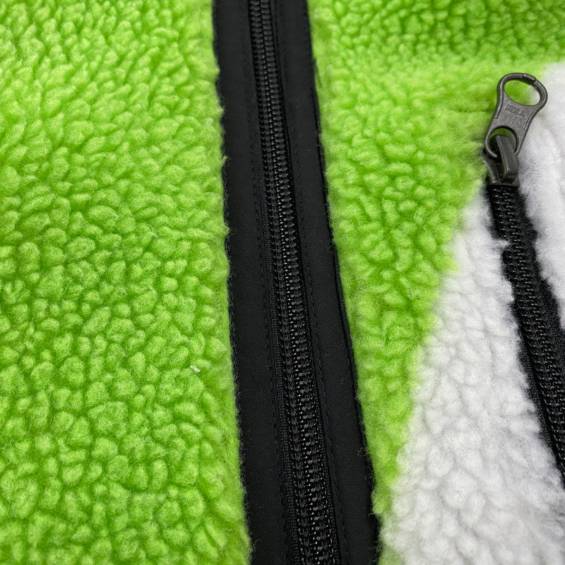 【中古品】【メンズ】 SUPREME×THE NORTH FACE シュプリーム×ザ・ノースフェイス NT62004I S LOGO HOODED FLEECE JACKET エス ロゴ フーデッド フリース ジャケット アウター 149-260507-cs-01-izu サイズ：S カラー：ライトグリーン 万代Net店