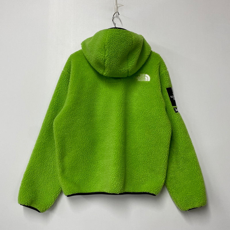 【中古品】【メンズ】 SUPREME×THE NORTH FACE シュプリーム×ザ・ノースフェイス NT62004I S LOGO HOODED FLEECE JACKET エス ロゴ フーデッド フリース ジャケット アウター 149-260507-cs-01-izu サイズ：S カラー：ライトグリーン 万代Net店