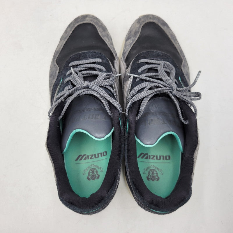 【現状渡し品】【メンズ】 Mizuno ミズノ × FOOTPATROL フットパトロール CONTENDER コンテンダー スニーカー シューズ 靴 162-260516-as-45-izu サイズ：28cm カラー：ブラック系 万代Net店