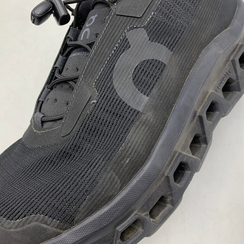 【中古品】【メンズ】 ON オン 3MF10671043 CLOUDMONSTER VOID クラウドモンスター ヴォイド スニーカー シューズ 靴 162-260507-cs-16-izu サイズ：28cm カラー：ブラック 万代Net店