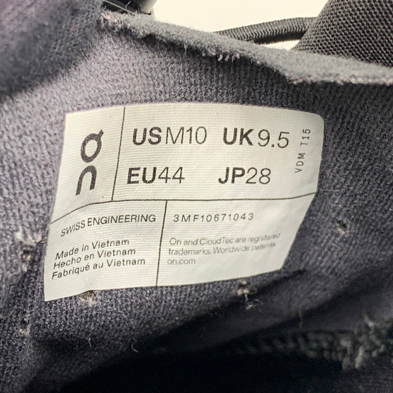 【中古品】【メンズ】 ON オン 3MF10671043 CLOUDMONSTER VOID クラウドモンスター ヴォイド スニーカー シューズ 靴 162-260507-cs-16-izu サイズ：28cm カラー：ブラック 万代Net店