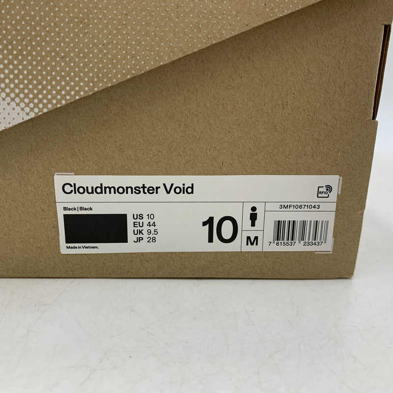 【中古品】【メンズ】 ON オン 3MF10671043 CLOUDMONSTER VOID クラウドモンスター ヴォイド スニーカー シューズ 靴 162-260507-cs-16-izu サイズ：28cm カラー：ブラック 万代Net店