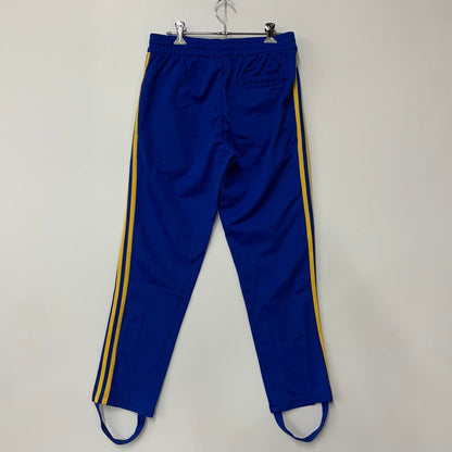 【中古品】【メンズ】 ADIDAS アディダス GE0812 復刻 ADICOLOR ARCHIVE TRACK PANTS アディカラー アーカイブ トラック パンツ ボトムス 159-260517-kh-08-izu サイズ：L カラー：ブルー×イエロー 万代Net店