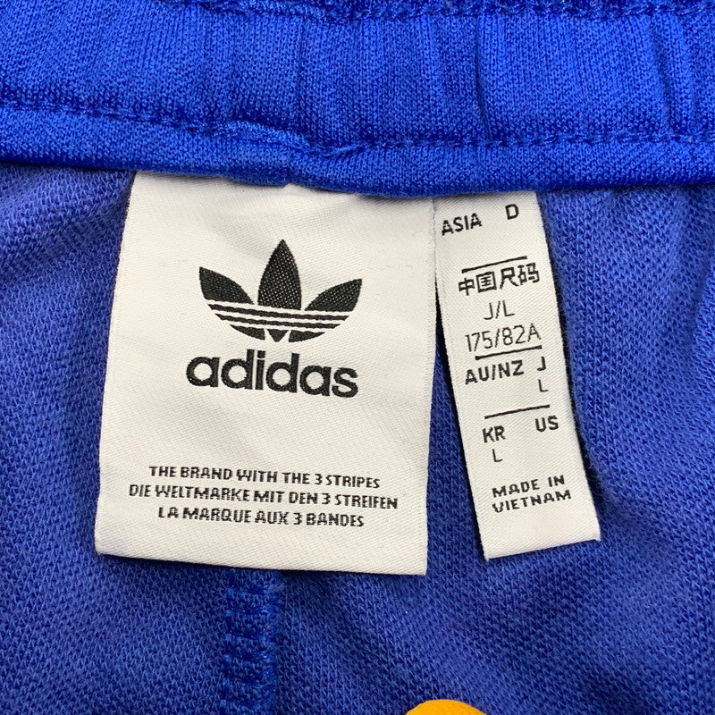 【中古品】【メンズ】 ADIDAS アディダス GE0812 復刻 ADICOLOR ARCHIVE TRACK PANTS アディカラー アーカイブ トラック パンツ ボトムス 159-260517-kh-08-izu サイズ：L カラー：ブルー×イエロー 万代Net店