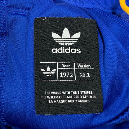 【中古品】【メンズ】 ADIDAS アディダス GE0812 復刻 ADICOLOR ARCHIVE TRACK PANTS アディカラー アーカイブ トラック パンツ ボトムス 159-260517-kh-08-izu サイズ：L カラー：ブルー×イエロー 万代Net店