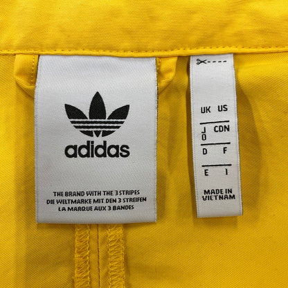 【中古品】【メンズ】 ADIDAS アディダス DV3118 BLOCKED WARM UP JACKET ブロック ウォーム アップ ジャケット アウター 148-260518-cs-12-izu サイズ：O カラー：イエロー×ブラック 万代Net店