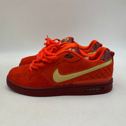 【中古美品】【メンズ】 NIKE SB×PAUL RODRIGUEZ ナイキエスビー×ポールロドリゲス IQ5648-600 P-ROD 1 ピーロッドワン スニーカー シューズ 靴 160-260507-cs-13-izu サイズ：26.5cm カラー：HABANERO RED/CLUB GOLD/TEAM RED 万代Net店